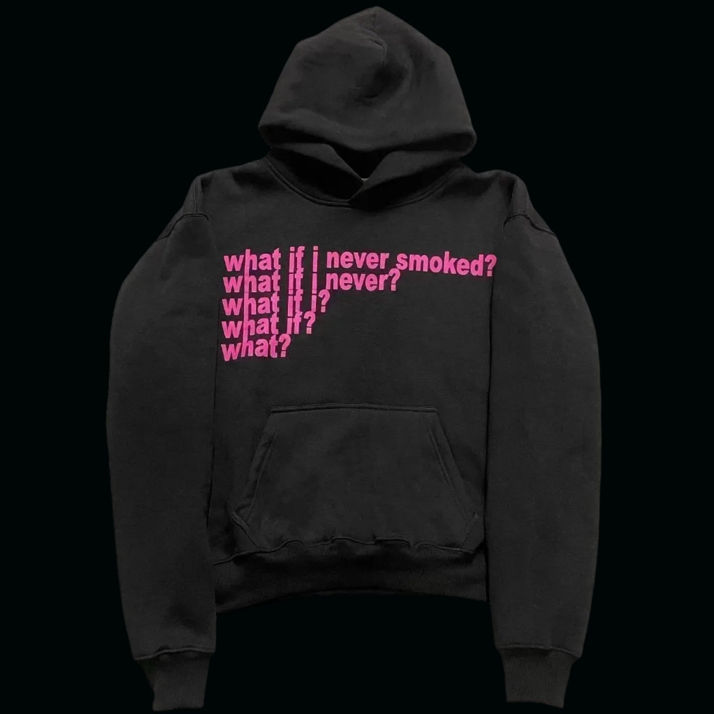 What if ? Hoodie Black