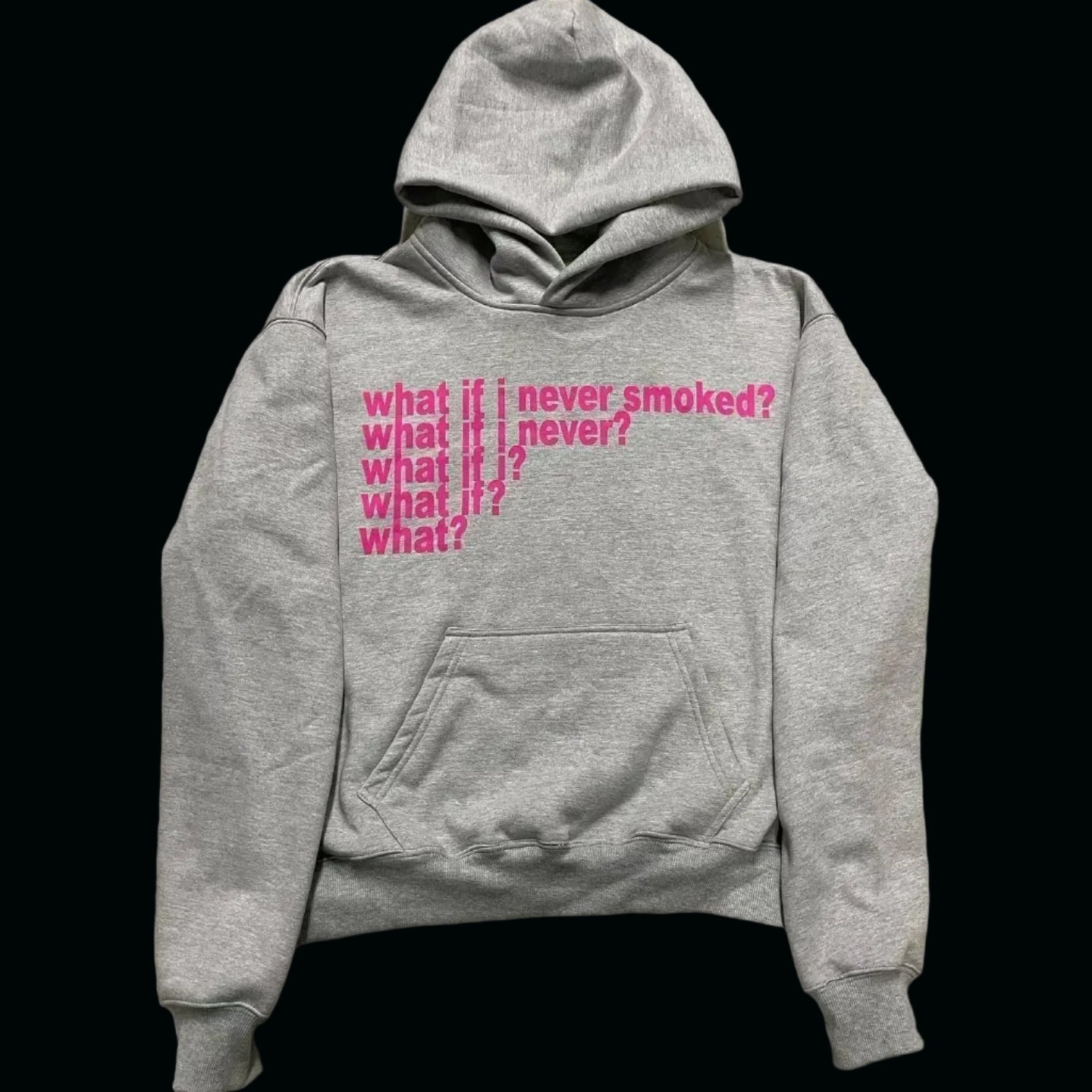 What if ? Hoodie Grey